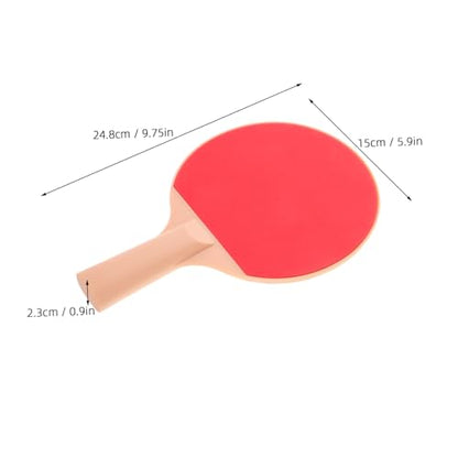 UKCOCO Table Tennis Racket Set Outdoor Elastic Paddle Kit with Plastic Balls Durable and Lightweight Paddles for Fun Games and Competitions for All Skill Levels