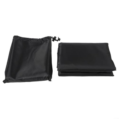 Foosball Table Cover In Waterproof Outdoor Dustproof UV Protection With Storage Bag(black)