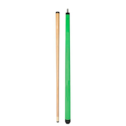 ASKA Short Kids Cue LCS, Canadian Hard Rock Maple Billiard Pool Cue Stick - color: 48-Inches, Green (SWP48G)