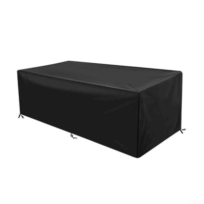 8FT Waterproof Pool Table Cover with Windproof Buckles and Adjustable Drawstrings for Full Protection Indoor and Outdoor