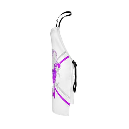 Castle Fairy Boy Soccer Kitchen Apron - color: Cheer Purple