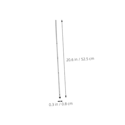 2pcs Foosball Table Rods Replacement: Heavy Duty Table Soccer Pole with Safety Caps - Foosball Machine Rods for Kids and Adults