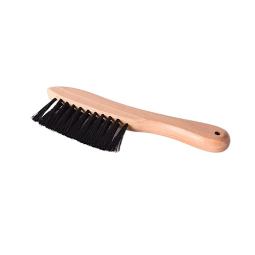 3 Pcs 8 Inch 9 Billiard Brush Set Wooden Handle Soft Bristles Pool Table Felt Cleaner Wipe Cleaning Tool Fabric Sheet for Pool Tables and Cabinets