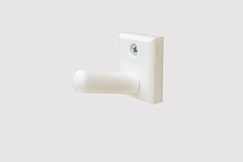 Standard Pool and Billiards Rack Wall Mount (Made In The USA) (White) - color: White