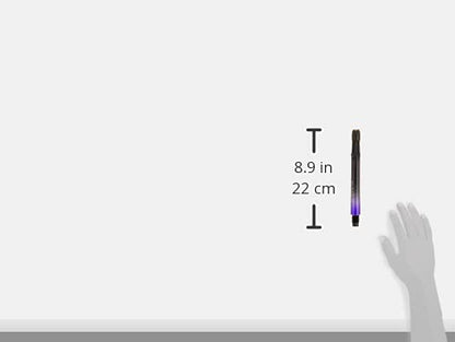 L-style L-Shaft Carbon Dart Shafts - Locked - Set of 3 - color: Black/Purple, size: Medium (330)