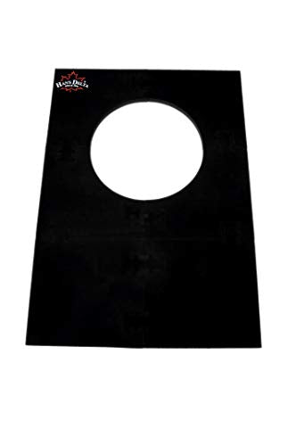 HAN'S DELTA Professional Dartboard Backboard Surround Wall Protector - color: Black Large Square