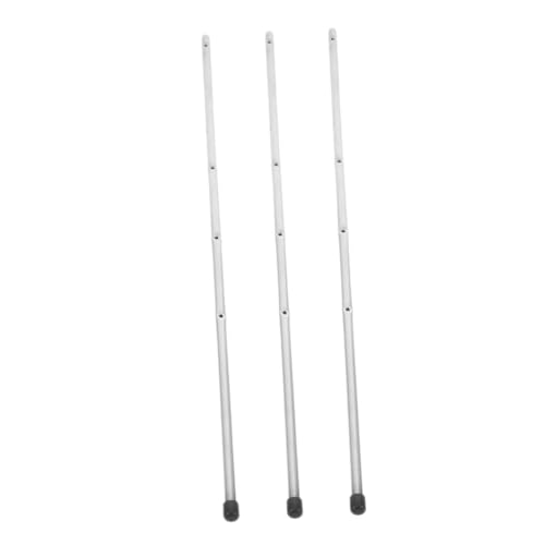 BESPORTBLE 3pcs Soccer Machine Pole Table Football Game Accessory Metal Operation Handle Replacement Rod Ergonomic Design