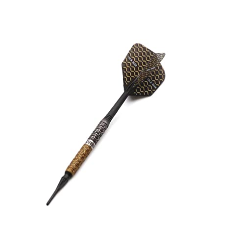 CUESOUL Cocktail/COLA Beer/Draft Beer with Oil Paint Finished-19g/20g/21g Soft Tip 90% Tungsten Dart Set - color: COLA Beer-19g