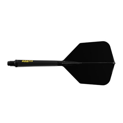 CUESOUL ROST 77 Integrated Dart Shaft and Flight Big Wing Shape,Set of 3 - color: Mixed Color, size: L-33mm