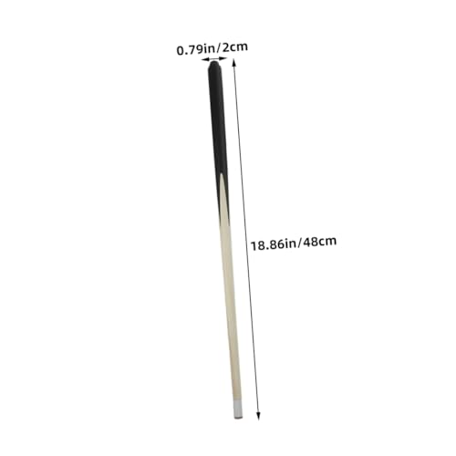 BESPORTBLE 3Pcs Mini Pool Cue Sticks for Short Hardwood Billiard Cues Safe Portable Snooker Training Props Develops Hand Eye Coordination for Home