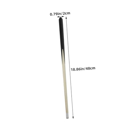 BESPORTBLE 3Pcs Mini Pool Cue Sticks for Short Hardwood Billiard Cues Safe Portable Snooker Training Props Develops Hand Eye Coordination for Home