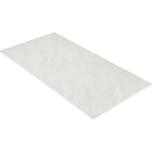 Kaboon Universal Tabletop 45"x20", Solid One-Piece Melamine Table Top, L-Desk Floating Desk DIY, Home and Office, Sea Salt/White - color: Sea Salt, size: 45x20