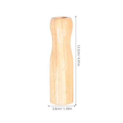balacoo Ergonomic Solid Wood Foosball Table Handles Non-Slip Replacement Soccer Table Grip Parts 4.92 Inch for Home Game Room Play