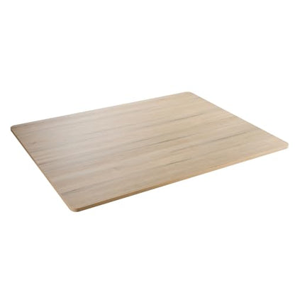 Kaboon Universal Tabletop 48"x36", Solid One-Piece Melamine Table Top, Restaurant Desk DIY, Home and Office Countertop, Oak/Grey Tone - color: Oak, size: 48x36