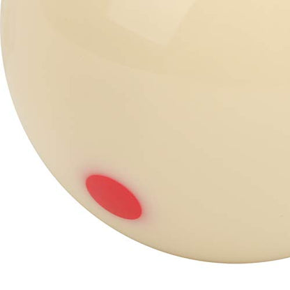 Standard Training Ball Cue Ball, 57.2mm Resin Material Smooth Cover Surface High Hardness Ball with Standard Lines Dots for Billiard Accessory - color: Red Dot