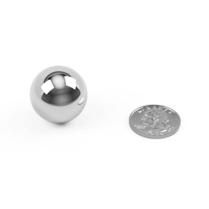BC Precision 10 Pack 1-1/16" Inch Pinball Machine Balls, Mirror Finish, Chrome Steel Pinball Replacement Balls, Tournament Grade G25