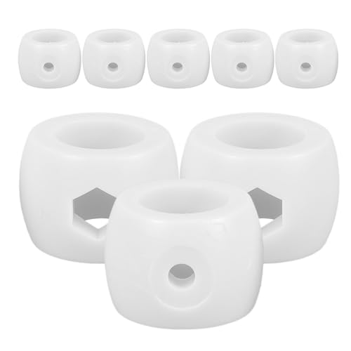 LABRIMP 8pcs Foosball Table Plastic Goal Rod Positioner Rings Replacement Parts for Football Table Accessories Easy to Install Safe Polished Surface Suitable for Home and Office