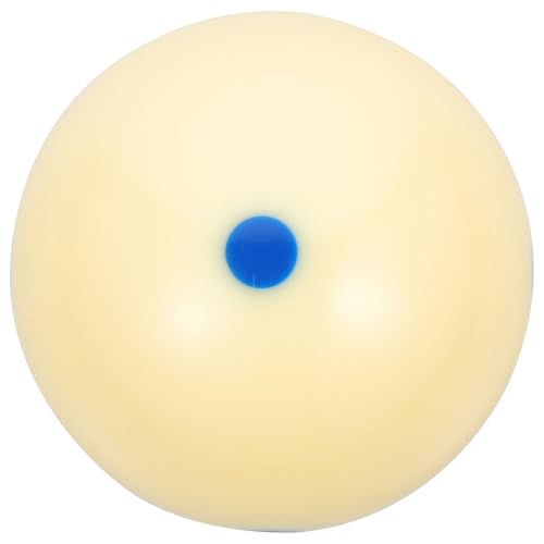 VICASKY Training Cue Ball with Blue Dot Pattern Wear-Resistant Resin Billiard Ball for American Pool for Billiards Training and Aiming Exercises