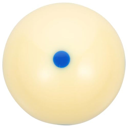 VICASKY Training Cue Ball with Blue Dot Pattern Wear-Resistant Resin Billiard Ball for American Pool for Billiards Training and Aiming Exercises