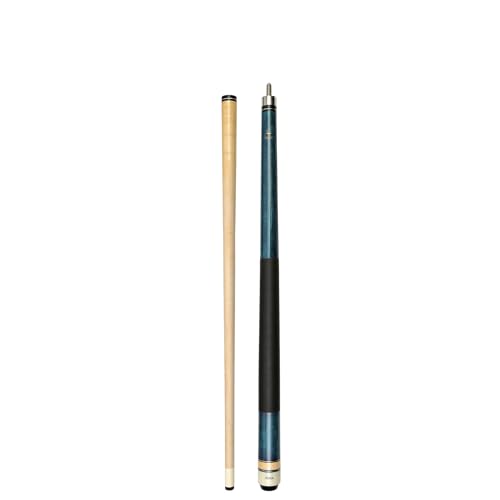 ASKA Short Kids Cue LCS, Canadian Hard Rock Maple Billiard Pool Cue Stick - color: Blue 42-inches