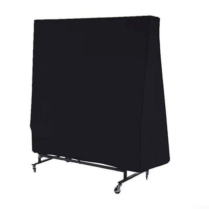 Pong Table Cover, 420D Waterproof Outdoor Table Tennis Protector with Windproof Straps, Foldable Dust Cover for Indoor Storage