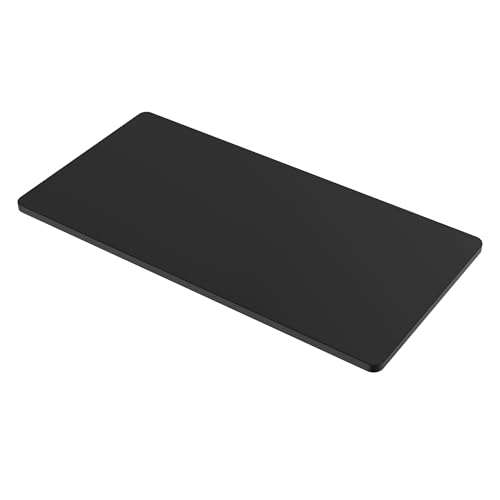 SANODESK Universal Tabletop 40"x24"x1" Thickness One-Piece Table Top Rectangular Particle Board for Standing Desk and Home Office Countertop DIY,Black Desk Top - color: Black, size: 40*24*1 Inch