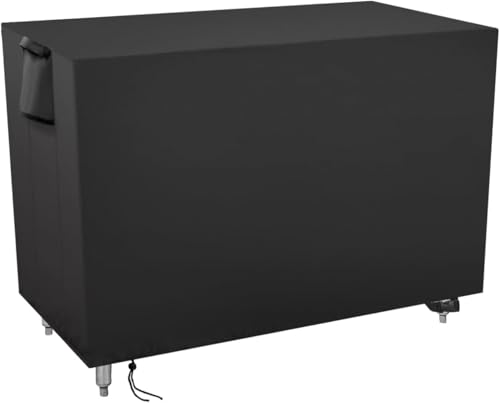 Outdoor Grill Table Cover for BBQ Mall Pizza Oven Cart Table,Waterproof Fadeproof UV Resistant Patio Pizza Oven Cart Cover - 51 X 25 X 31 Inch - size: 51" x 25" x 31"