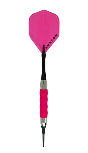 Sure Grip Pink Viper Soft Tip Darts with Dart Case & Accessories Choice of Flights 16 or 18 Grams Plus I Love Darts Bracelet (Amazon, 16g)