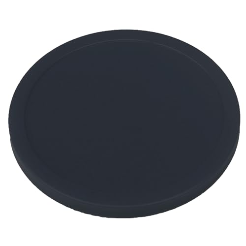 5Pcs 3inch Round Air Ice Hockey Pucks Air Hockey Replacement Pucks Heavy Hockey Tables Pucks Easy to Use Easy to Use - color: Black