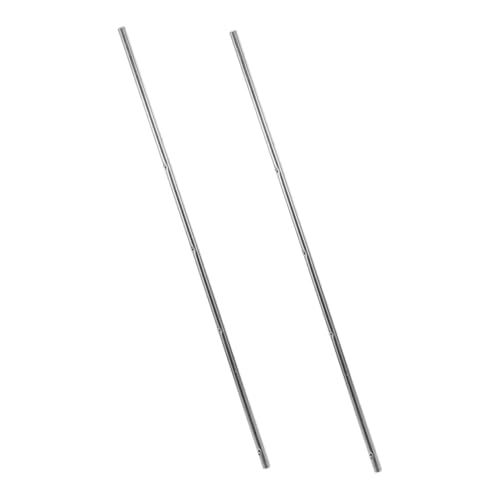 GANAZONO 2Pcs Foosball Table Replacement Rods Ergonomic Soccer Game Table Handles Durable Iron Poles for Enhanced Tabletop Foosball Experience Accessory for Smooth Operation