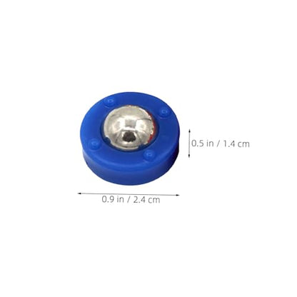 Abaodam 30pcs Mini Shuffleboard Replacement Pucks with Precision Rollers for Tabletop Curling Game Portable Sliding Beads for Family Gatherings and Party Entertainment