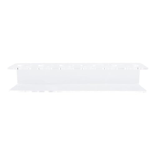 Acrylic Pool Cue Wall Rack, Billiard Cue Wall Holder for 6 Cues, Transparent Space Saving Wall Mounted Cue Stick Organizer with Easy Installation for Home Game Room