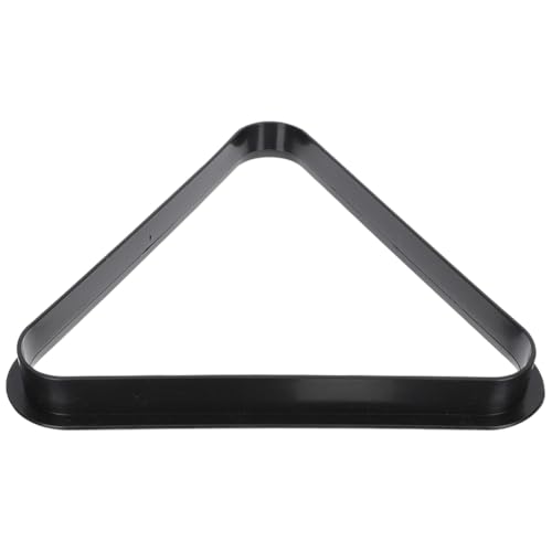 Toddmomy Mini Billiard Triangle Rack Pool Table Ball Organizer Billiard Frame for Home Parties Clubs Fits - size: 25.00X25.00X2.90CM