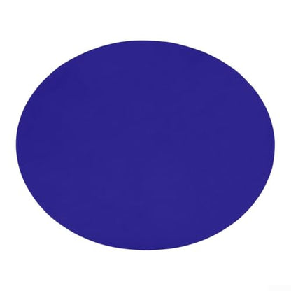Round Felt Table 36-48 Inch Tables, Elastic Gaming Mat with Cashmere Texture, Waterproof Tablecloth Poker Board Games, Green(Blue) - color: Blue
