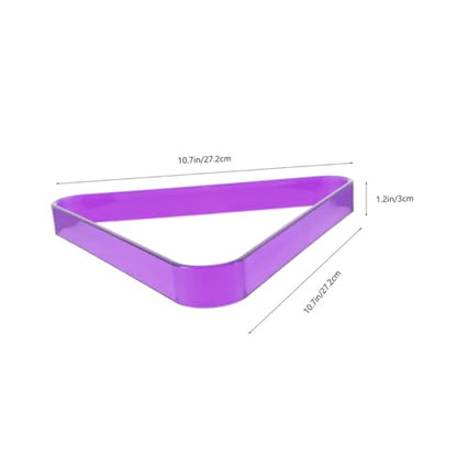 2pcs Pool Billiard Ball Rack Triangle Holder for Snooker and Pool Tables Portable and Compact Billiards Accessory for Home Club and Game Use