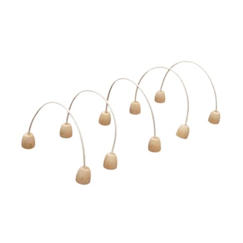 5X Games Croquet Hoops Croquet Gate Equipment Set Replacement for Family Game Outdoor Sport Wooden Gateball Set for Indoor