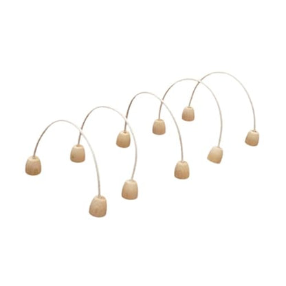 5X Games Croquet Hoops Croquet Gate Equipment Set Replacement for Family Game Outdoor Sport Wooden Gateball Set for Indoor