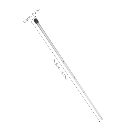 Happyyami 2Pcs Metal Poles for Foosball Table Iron Soccer Machine Replacement Rods for Teens Adults Easy to Assemble Table Football Accessories