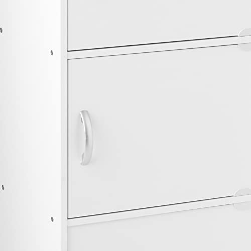 HODEDAH IMPORT Bookcase - color: White