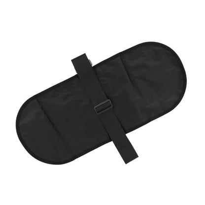 VBESTLIFE Discus and Shot Put Carrier Bag, Waterproof Oxford Fabric Shot Put Dual Storage Bag with Adjust Strap for Track Field - color: Black