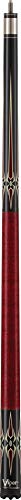 Viper by GLD Products Sinister 58" Pool Cue - color: Black with Maroon/Cream, size: 18 Ounce