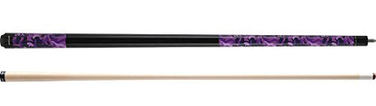 Action IMP36 Purple Camouflage Two-Piece 58 in. Billiards Pool Cue Stick
