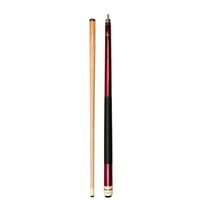 ASKA Short Kids Cue LCS, Canadian Hard Rock Maple Billiard Pool Cue Stick - color: 48-inches, Red (LCS)