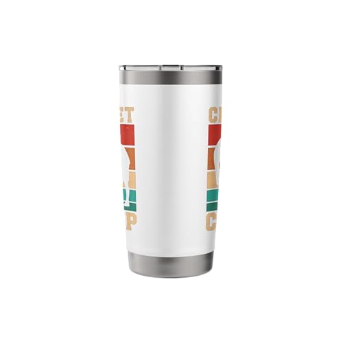 Croquet Champ Retro Funny Lawn Game Player Quote Stainless Steel Insulated Tumbler - color: White
