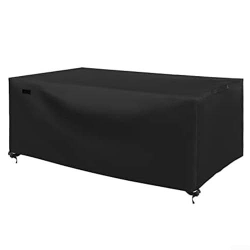 8FT Waterproof Pool Table Cover with Windproof Buckles and Adjustable Drawstrings for Full Protection Indoor and Outdoor