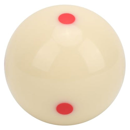 57.2mm Dot Spot Billiard Training BallBall Cue Ball Pool Standard Ball, Resin, Professional Roundness and Impact Resistance, Ideal Billiard Training for Practice Cue Sticks - color: Red Dot