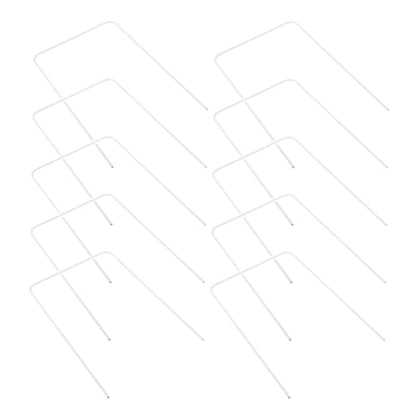 Yardwe 10pcs Durable Replacement Wickets for Outdoor Lawn Games for Family Fun and Skill Development Easy Setup for Backyard Activities