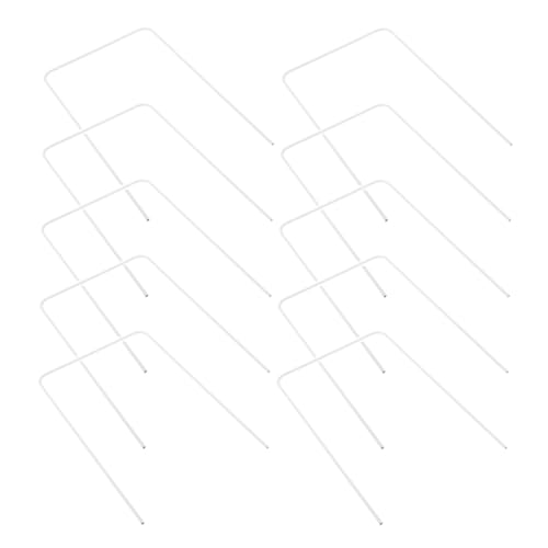 Yardwe 10pcs Durable Replacement Wickets for Outdoor Lawn Games for Family Fun and Skill Development Easy Setup for Backyard Activities