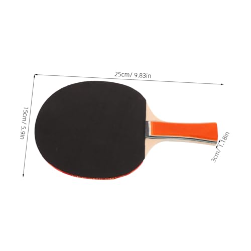 Professional Table Tennis Training Set with Dual Penhold and Grip Paddles Kit for Indoor Outdoor Sports Poplar Wood Rackets with Rubber Grip for Accurate Powerful Shots