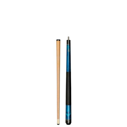 ASKA Short Kids Cue Stick, Canadian Hard Rock Maple, 13mm Hard Tip - color: 36-inches Blue, Wrap (LEC36BLU)